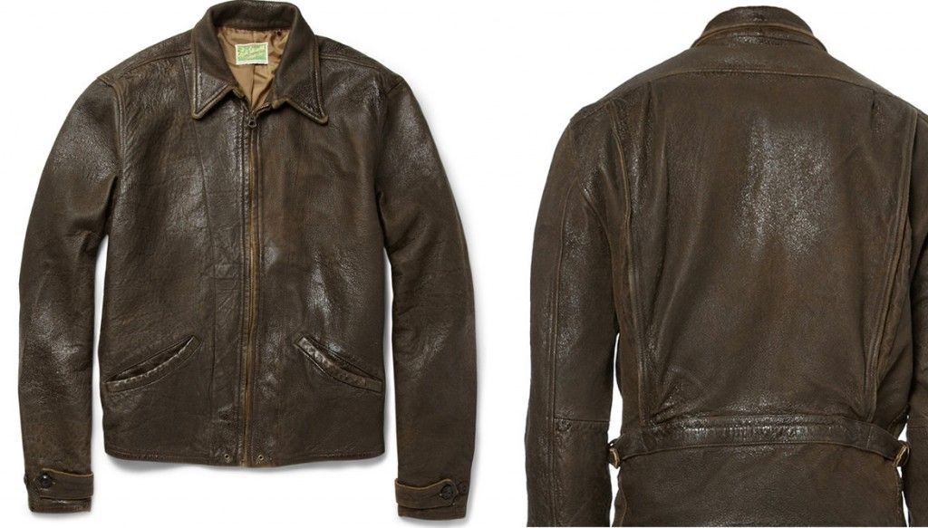 Vintage leather jacket by BFI Leathers with classic American style